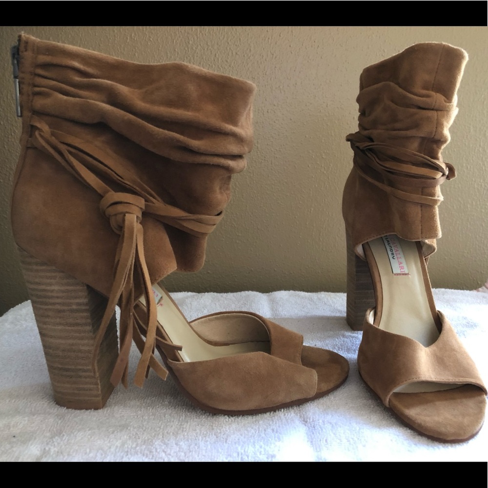 Kristin Cavallari Leigh 2 Suede two-piece sandal